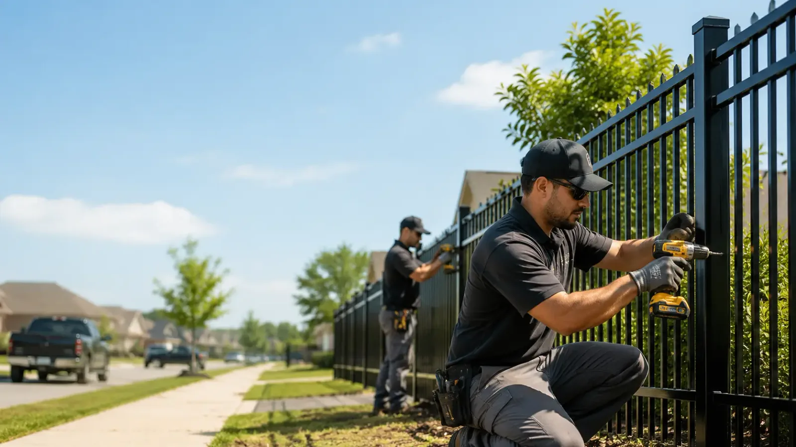 Metal Fence Installation in Valencia, CA